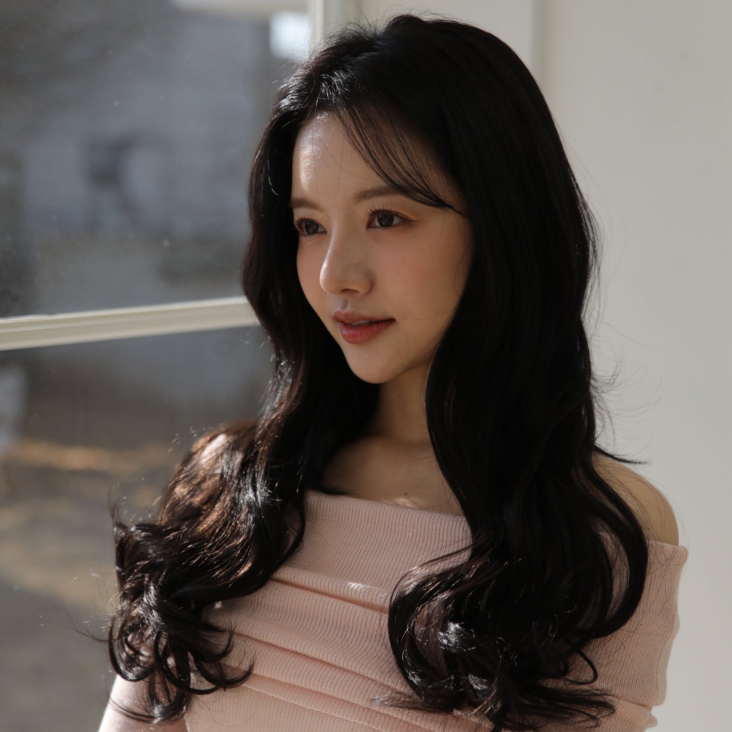 4 Pieces Clip In Hair Extensions Setting Perm Wave