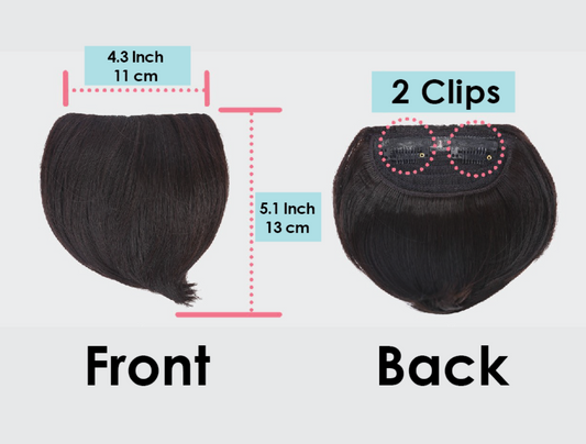 Clip In Hair Volumizer Short 13cm (5.1 Inch )