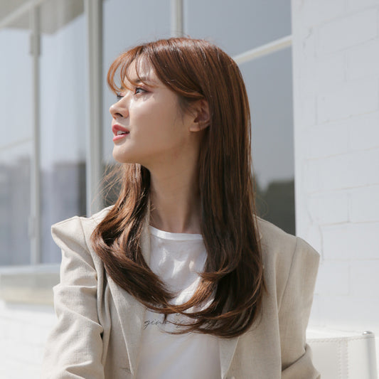 7 Pieces Clip In Hair Extensions : C-Curl