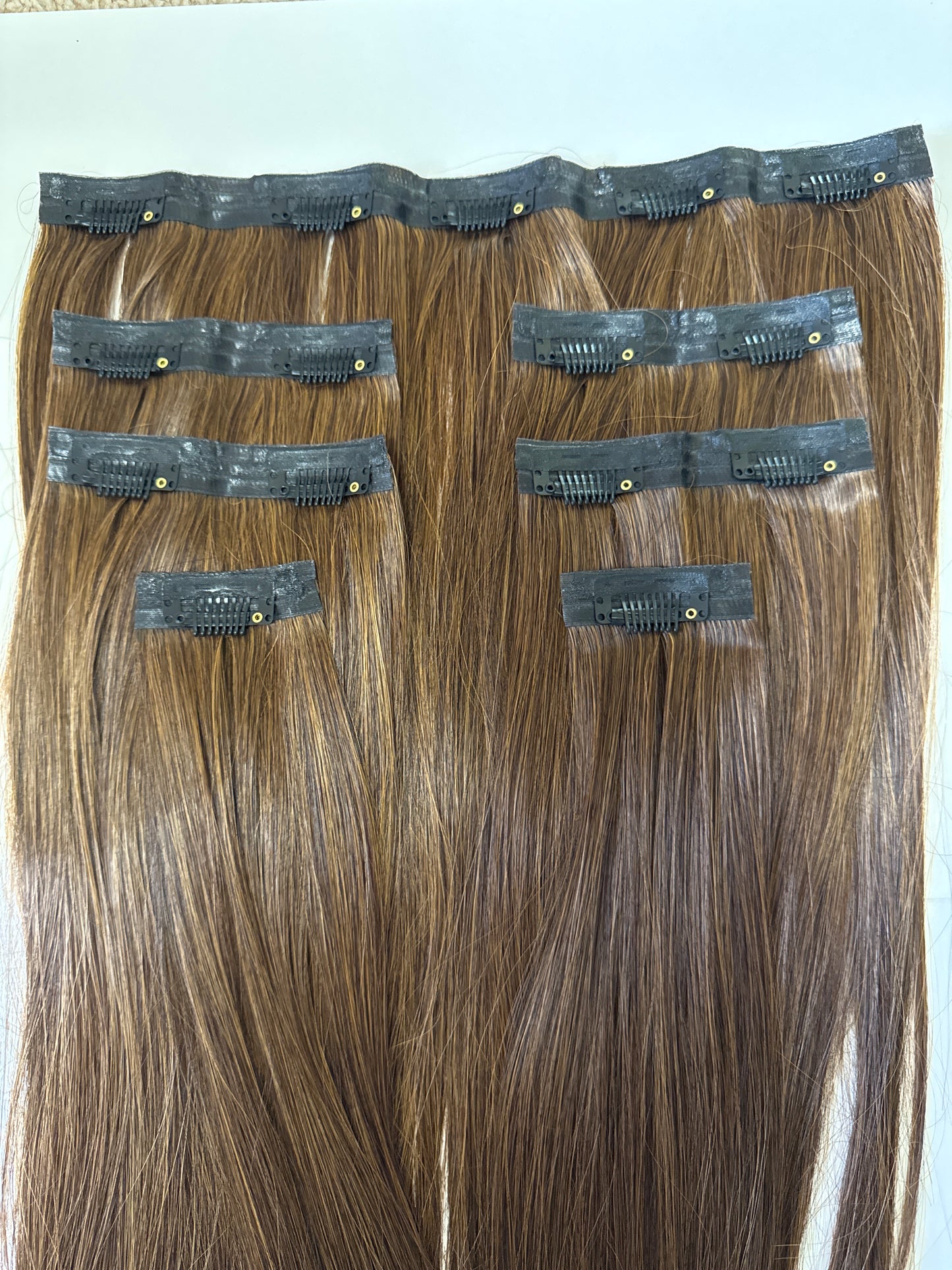 7 Pieces Clip In Hair Extensions Straight