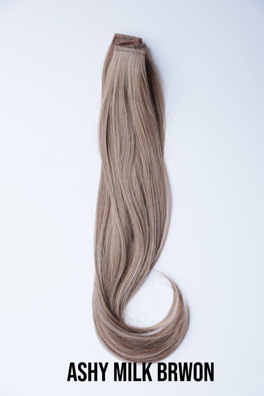 One Piece Extension - Ashy Milk Brown