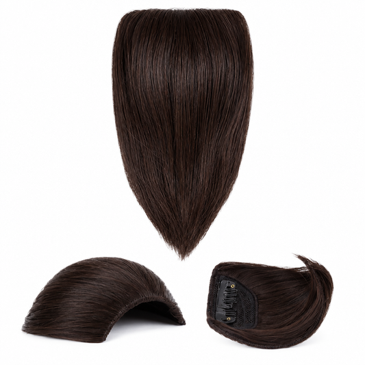Medium Hair Volumizer Clip-In Extension 26cm white background
