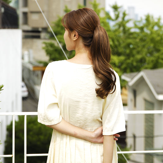 Claw Clip Ponytail Loose waive