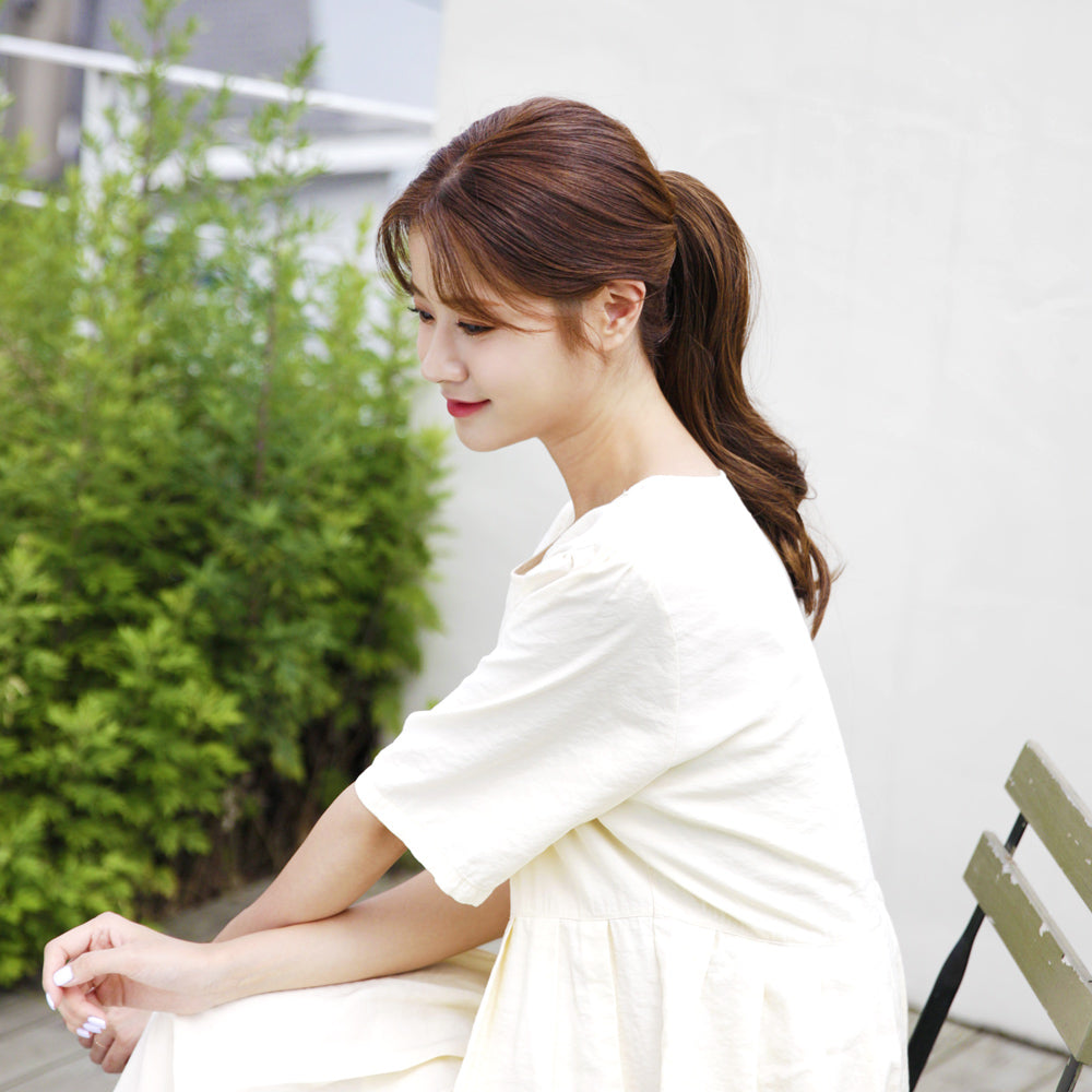 Claw Clip Ponytail Loose waive